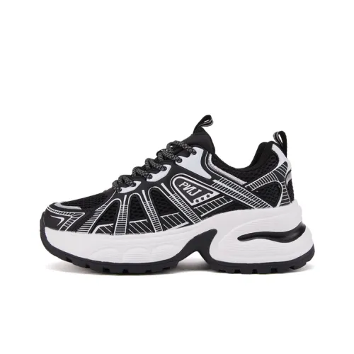 Pnj Anti-Slip And Wear-Resistant Breathable Low-Top Chunky Sneakers Women's