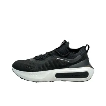 Under Armour Phantom 4 Anti Slip Wear Resistant Low Top Casual Running Shoes Men's Black White