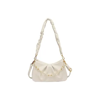 Carksky PU Crossbody Bags Shoulder Bags Regular Women's White Ecru Black