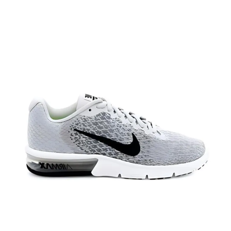 Nike Air Max Sequent 2 Pure Platinum Black Women's-1