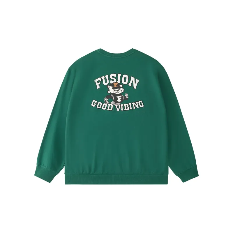 FILA FUSION Sweatshirts Men Teal Water Green-1