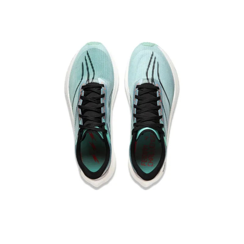 LINING Feidian 4 Challenger Running Shoes Men Low Top Cloud Blue/Fluorescent Ice Cyan-3