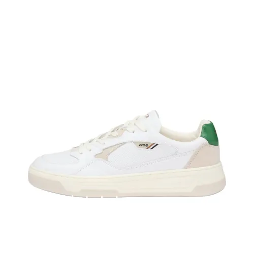HUGO BOSS Low Top Skateboard Shoes Men's White