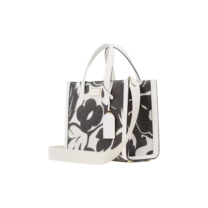 Kate Spade Jacquard Canvas Canvas Bag Handbags Small Size Women's Black Multicolor-2
