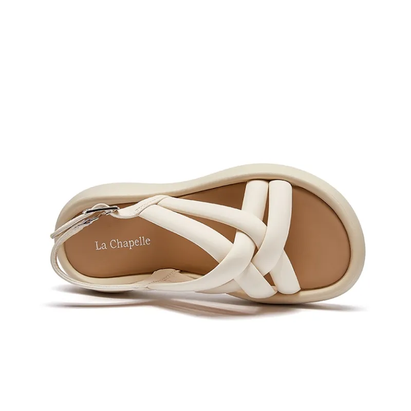La Chapelle Roman Sandals Medium Heel Women's-11