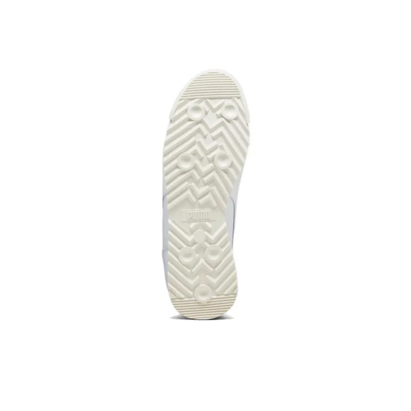 PUMA Roma Anti-Slip Wear-Resistant Low-Top Casual Shoes Unisex White Green-4