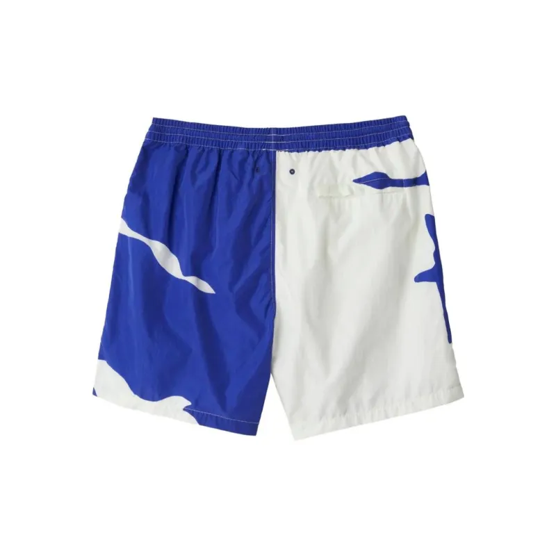 Burberry Abstract Print Swim Shorts-1