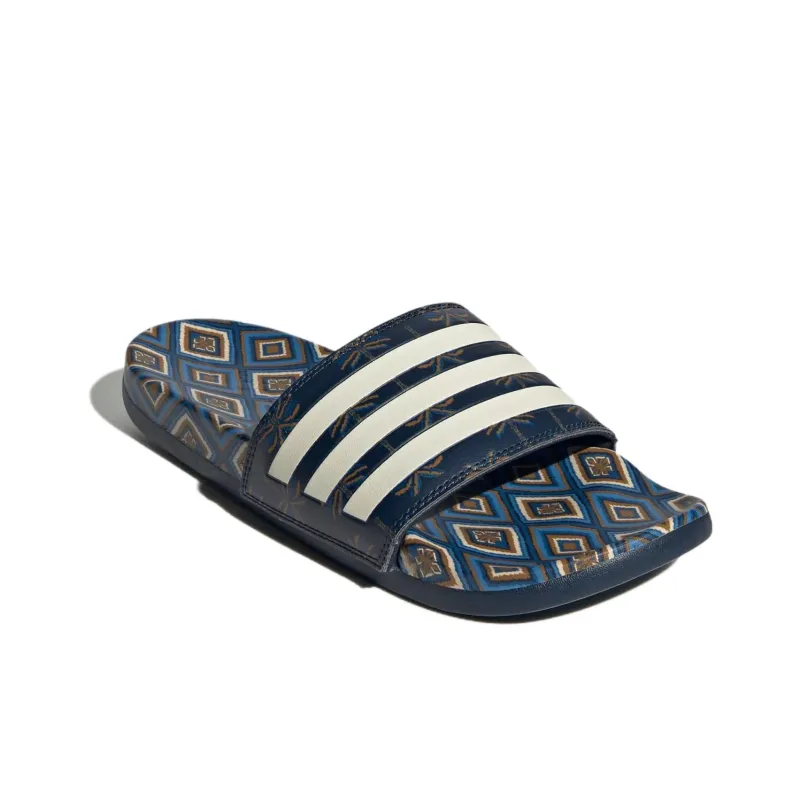 Adidas Adilette Comfort Sandals Night Indigo Cream White Women's-2