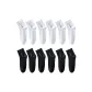 [Box Included 12 Pack]6 Black+6 White