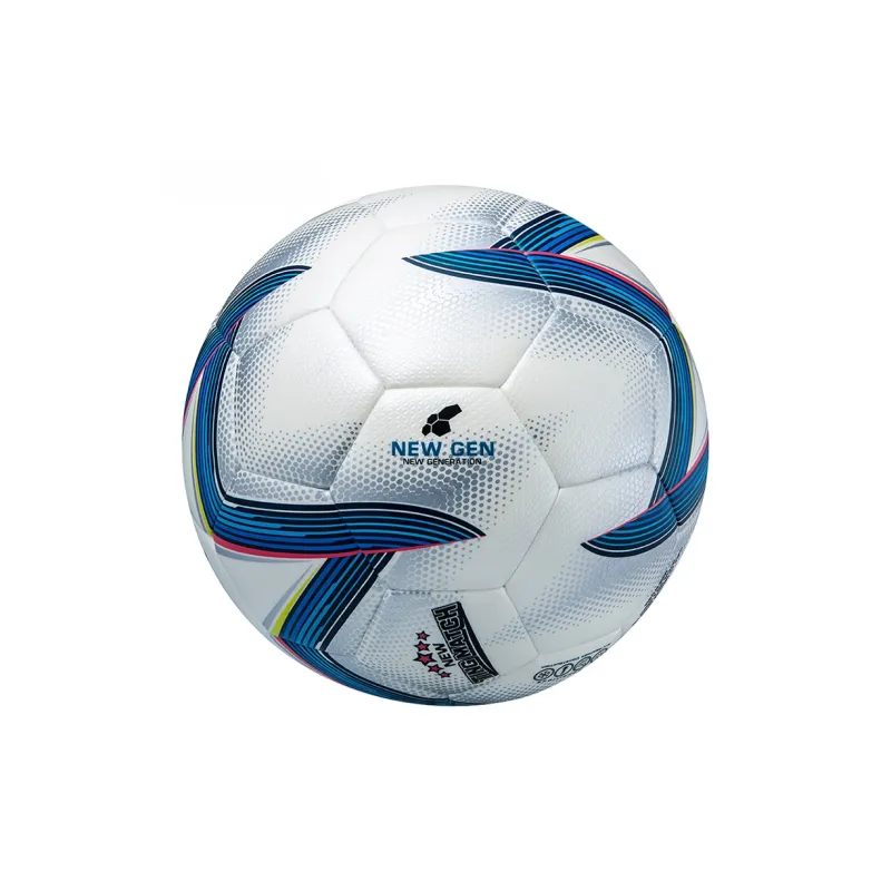 Star Ball Size 4 Soccer PU Seamless Thermal bonding Unisex White Blue-5