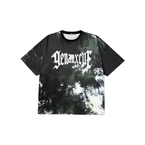 GENANX T-Shirts Unisex Black/Green Print