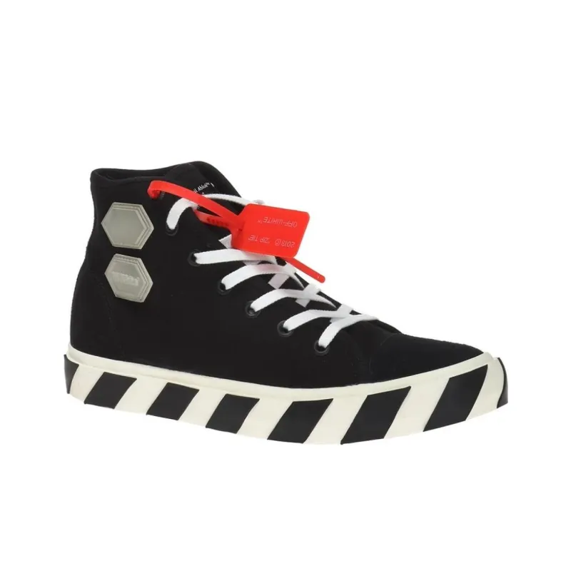 OFF-WHITE Vulcanized Hi Black Striped-2