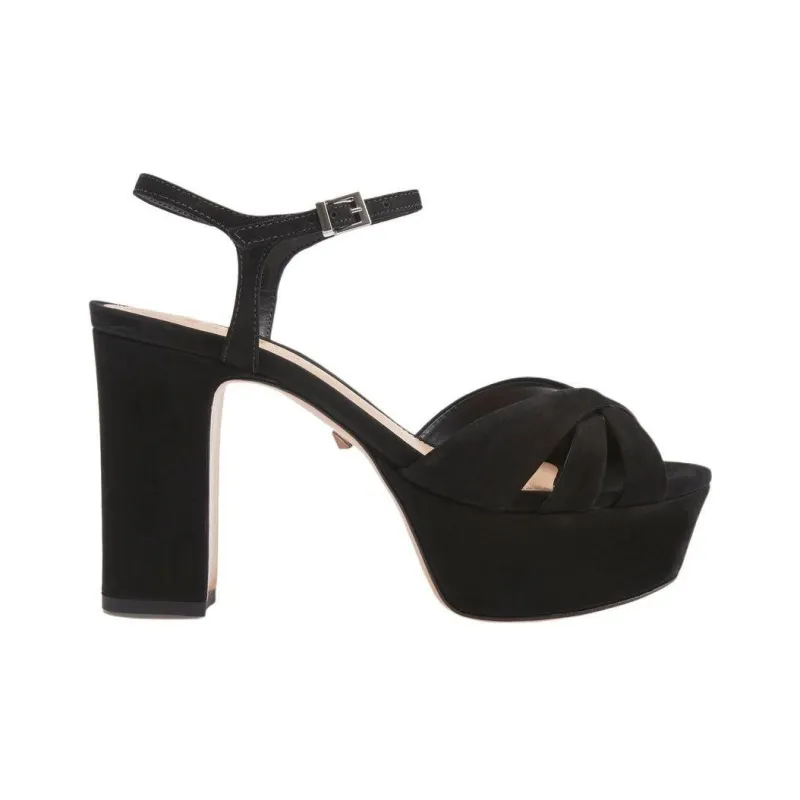 Schutz Keefa Strap Sandals 10.5cm Women's Black-1