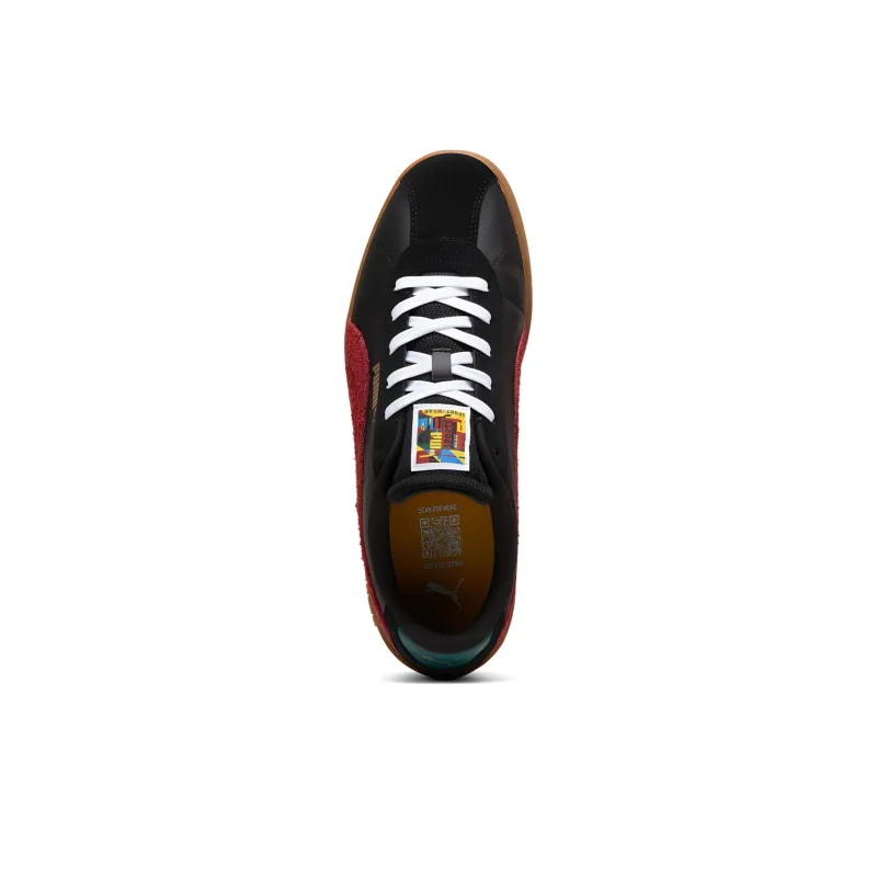 PUMA Club Anti Slip Wear Resistant Low Top Skateboard Shoes Unisex Black-3