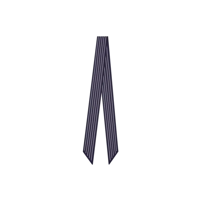 GIVENCHY Silk Scarves Women's Marine Blue-0