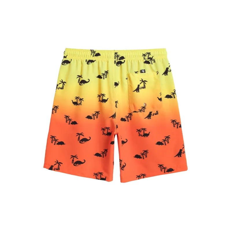 GAILANG Beach Shorts Men's Orange Gradient-1