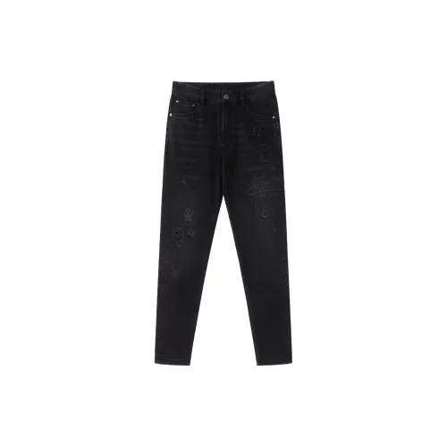 C'N'C Jeans Men Black Gray