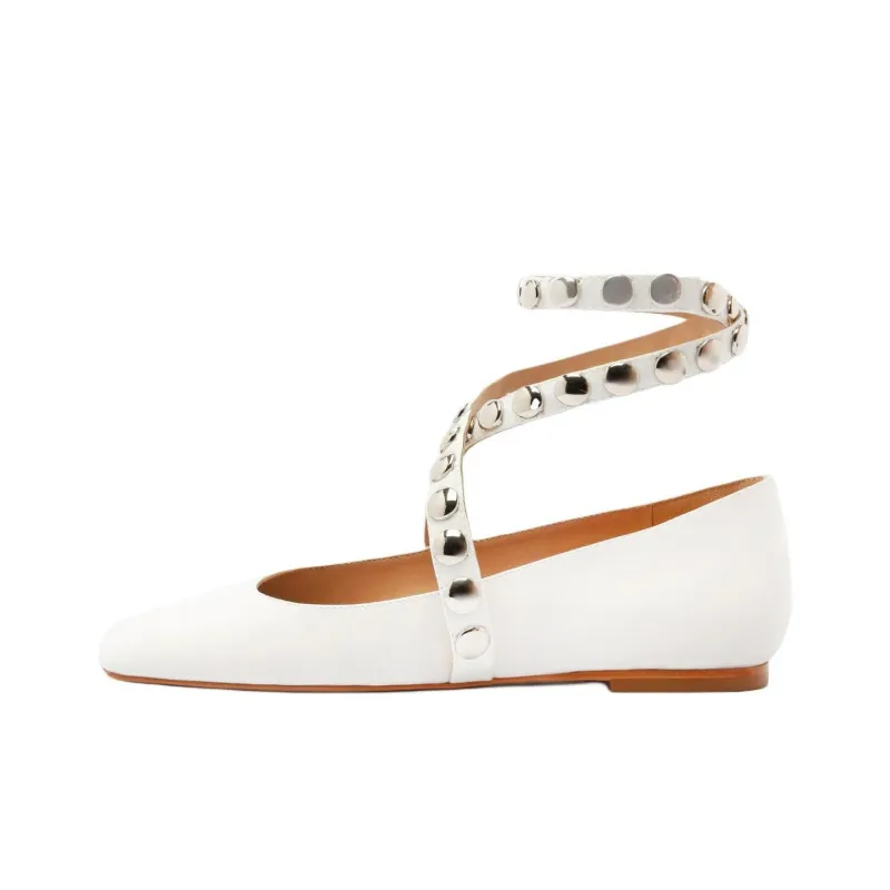 Schutz Jaycie Casual Single Shoes Women's White-0