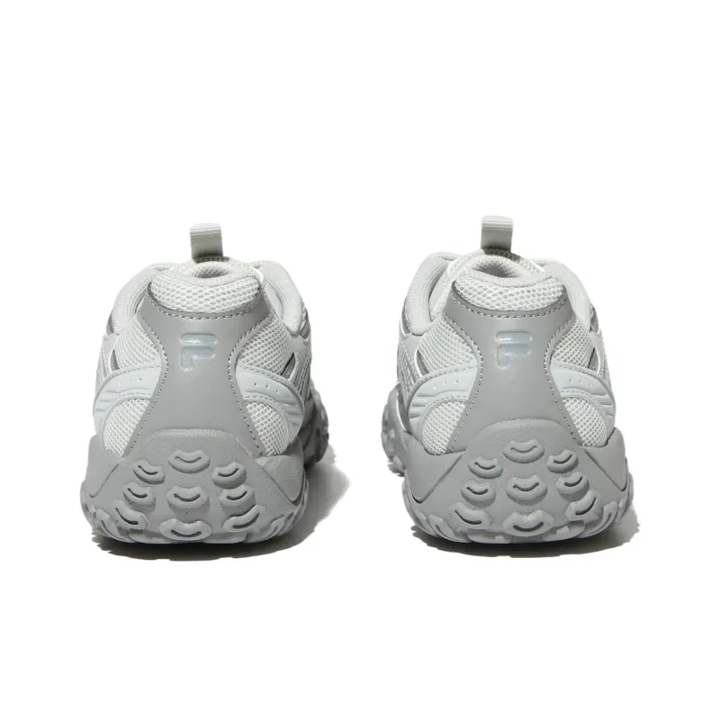 FILA Eschape Cushioning, Wear Resistant Low Top Running Shoes Unisex Gray White-4