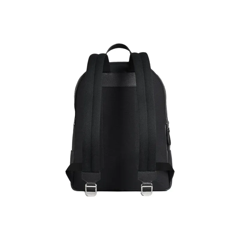Dunhill Grain Calfskin Leather Backpack Men's Black-1