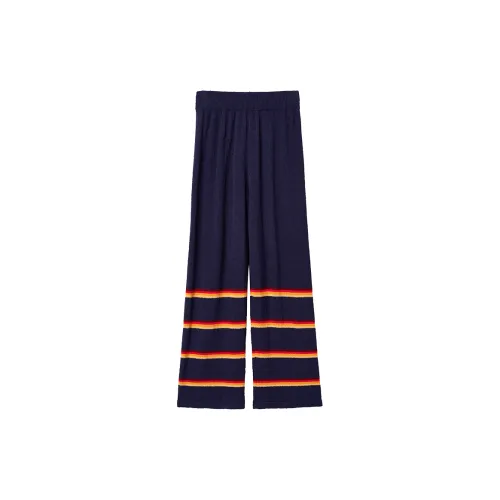 MICartsy Casual Pants Women's Blue Yellow Orange