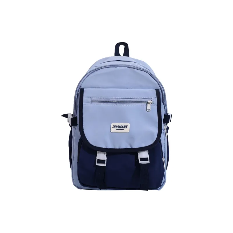 GEERDUN Nylon Backpack Unisex Black/Yellow/Khaki/Brown/Blue-6