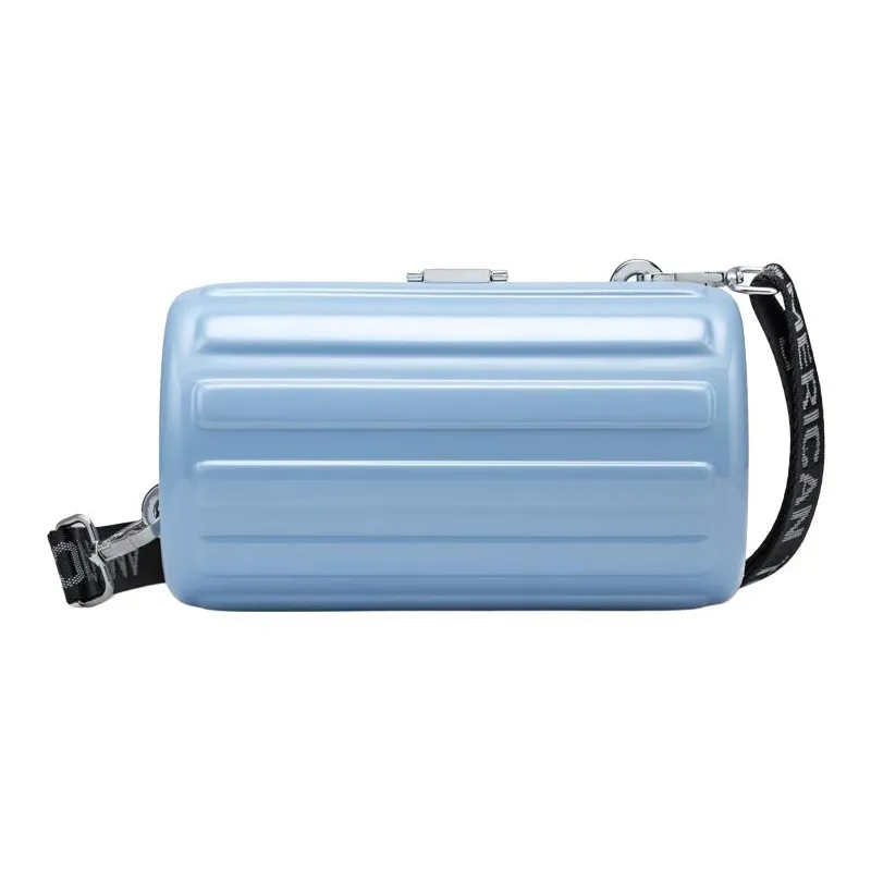 AMERICAN TOURISTER Polycarbonate Shoulder Bag Mini Unisex Blue-0