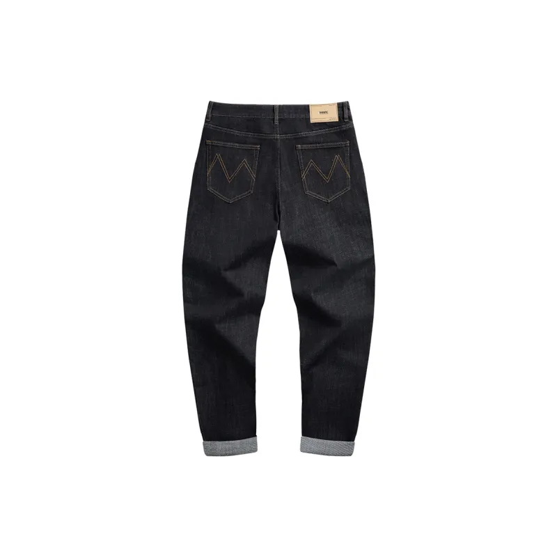 FAIRWHALE Jeans Men's Navy Blue-1