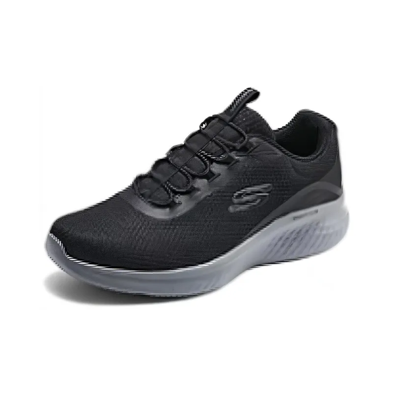 Skechers Shock Absorbers Slip Resistant, Abrasion Resistant, Breathable Low Top Casual Running Shoes Men's Blue-2
