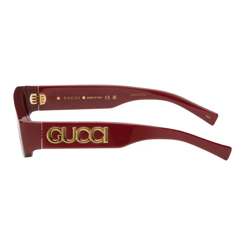 GUCCI Geometric frame Sunglasses-2
