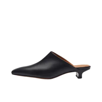 ATP Atelier Closed Toe Slippers 3.3cm Women's Black