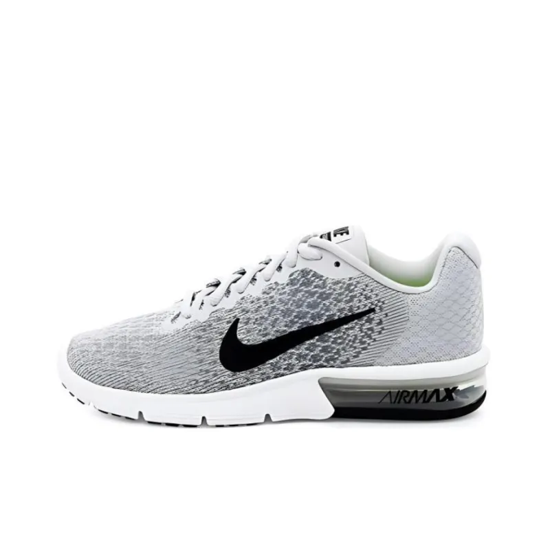 Nike Air Max Sequent 2 Pure Platinum Black Women's-0