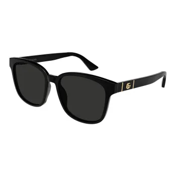 GUCCI Injection Molded Injection Molded Butterfly Sunglasses Men's Black