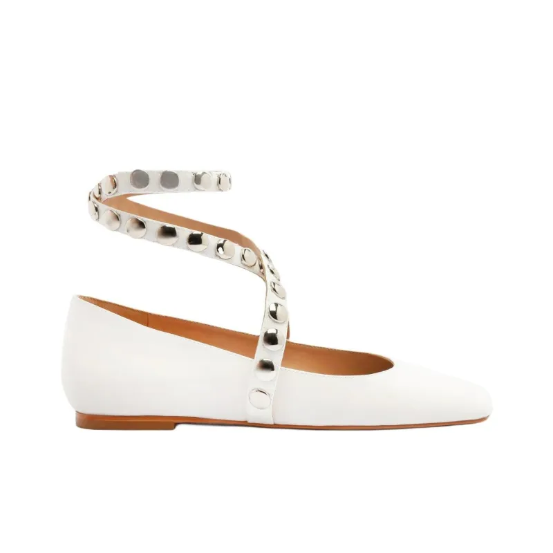 Schutz Jaycie Casual Single Shoes Women's White-1