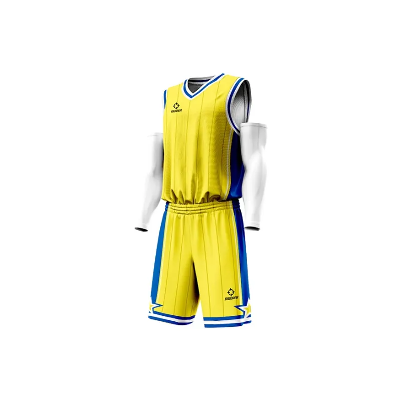 RIGORER Breathable Sweat-Wicking Quick Heat Dissipation Basketball Apparel Basketball Match Set Unisex-10