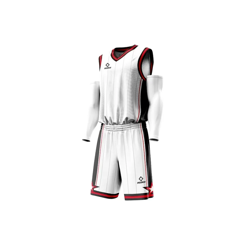 RIGORER Breathable Sweat-Wicking Quick Heat Dissipation Basketball Apparel Basketball Match Set Unisex-1