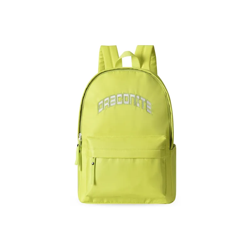 DRACONITE Polyester Students Backpack Regular Unisex Avocado Green-0