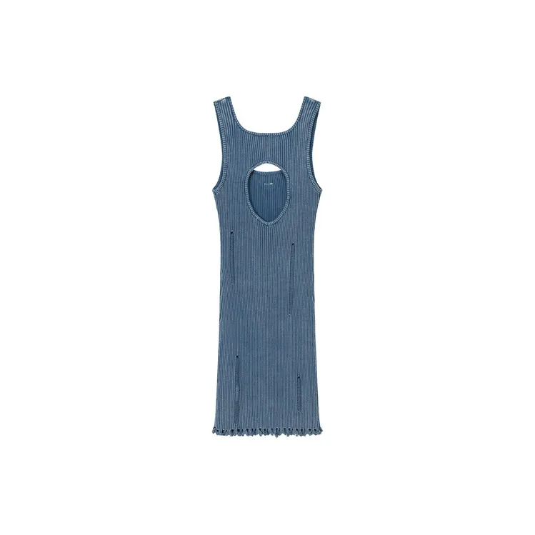CHUU Sleeveless Dress Women's Denim Blue-1