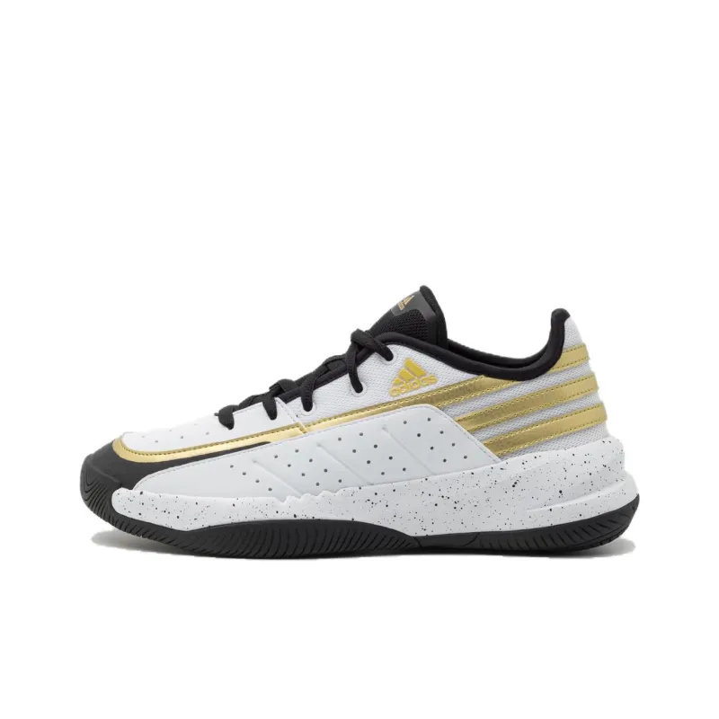 Adidas Front Court Cloud White Core Black Gold Metallic-0