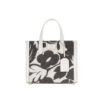 Kate Spade Jacquard Canvas Canvas Bag Handbags Small Size Women's Black Multicolor