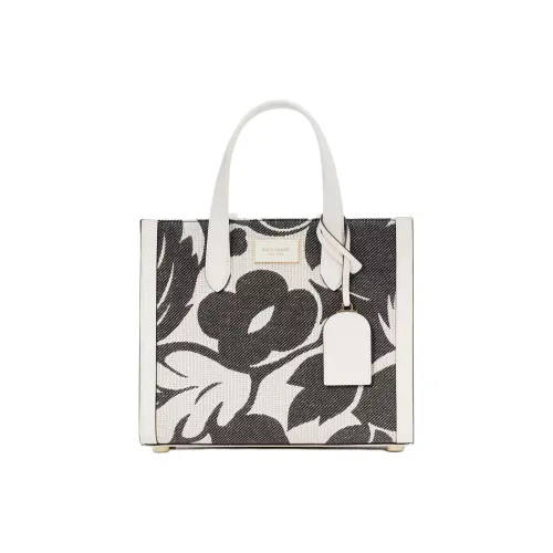 Kate Spade Jacquard Canvas Canvas Bag Handbags Small Size Women's Black Multicolor