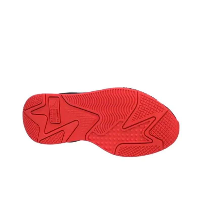 PUMA Scuderia Ferrari RS X Cushioning, Slip Resistant, And Abrasion Resistant Low Top Casual Shoes Men's Black Red-4