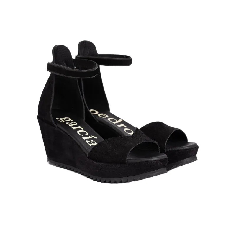 Pedro García Felyn Strap Sandals 6cm Women's Black-2