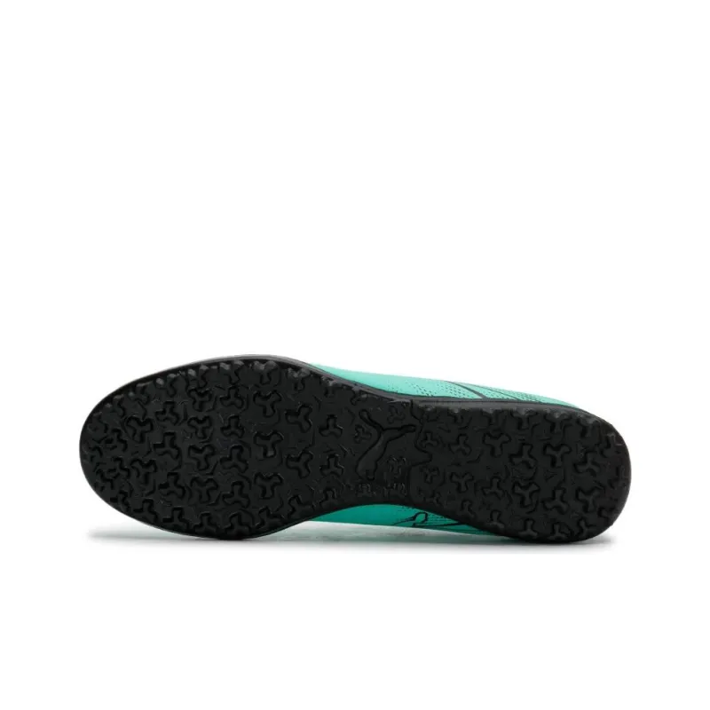 PUMA Attacanto TT Rubber Broken Studs Durable Cushioning Soccer Shoes Men's Cyan-4