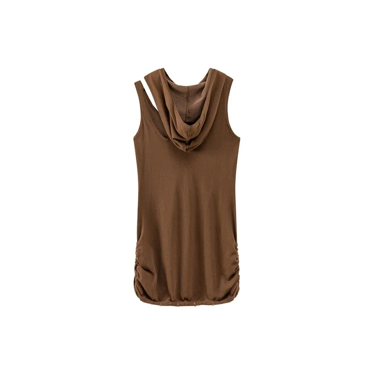 CHUU Tank Tops Women's Dark Coffee-1