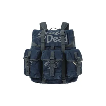 Thisisneverthat Cotton Backpack Men's Navy
