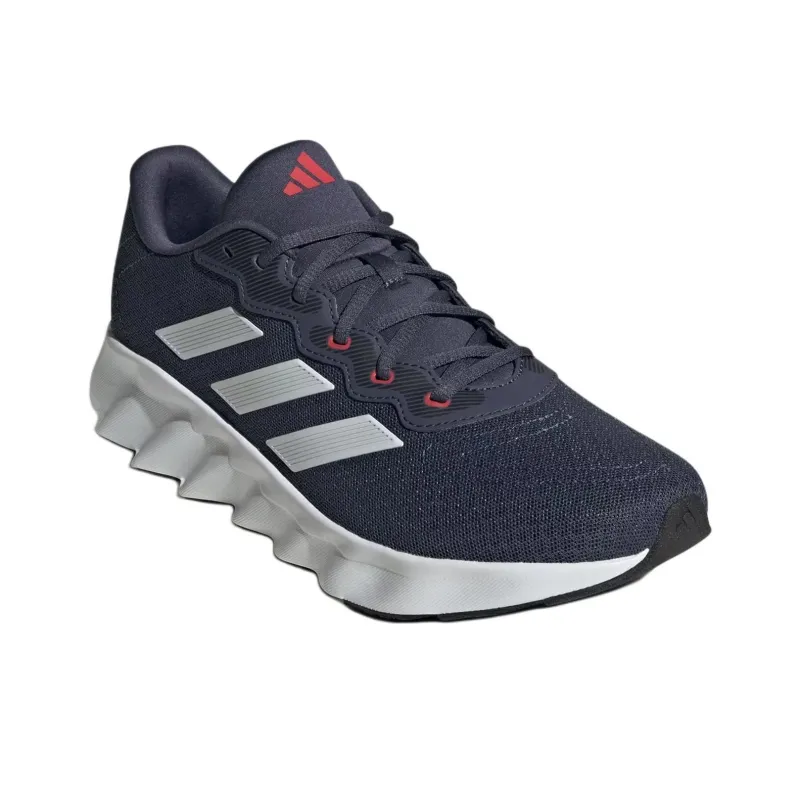 Adidas Switch Move Cushioning Wear Resistant Low Top Running Shoes Unisex Black White-2