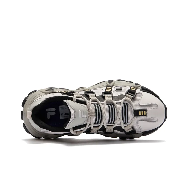 FILA FUSION EXOCET Mountains Shoes Coverage Low Top Casual Shoes Women's White Gray Black-2