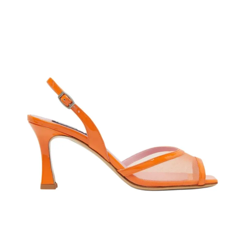 Carel Anastasia Strap Sandals 7cm Women's Orange-1