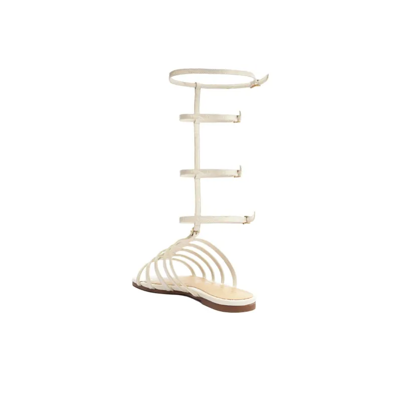 Schutz Haydens Roman Sandals Women's White-4